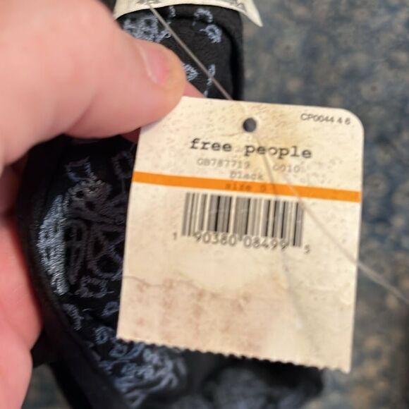 Free People Intimately Free Tulum Cutout Black Embroidered Slip Dress Boho - Picture 13 of 15